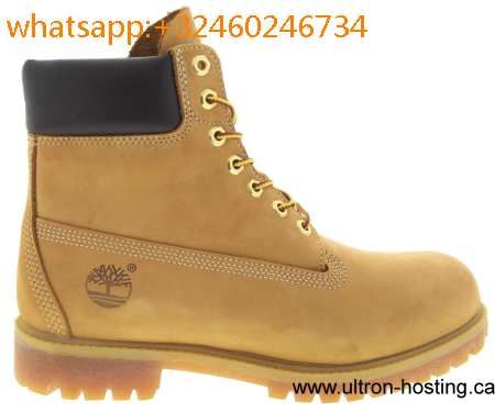 boots jaune homme