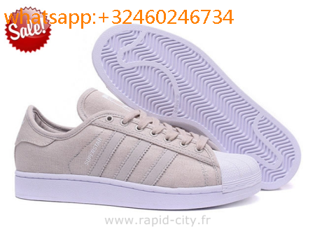 adidas superstar femme beige