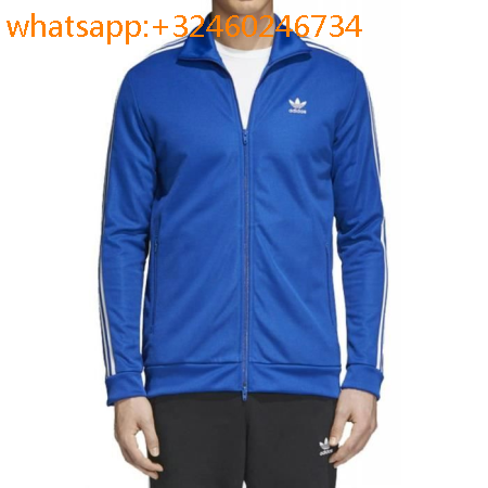 haut adidas bleu