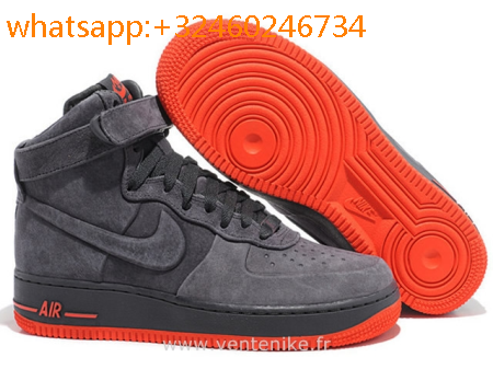 nike air force noir orange