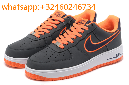 air force one blanche bleu orange