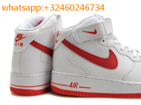 air force one blanche et rouge femme