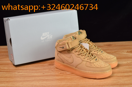 nike air force 1 flax wheat mid
