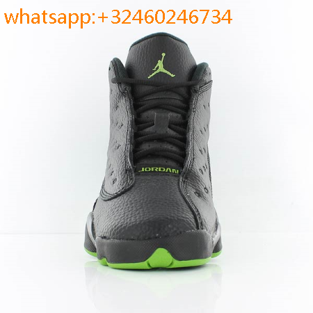 jordan 13 noir et vert
