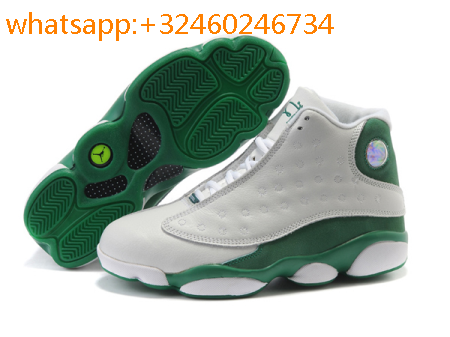 jordan 13 noir et vert