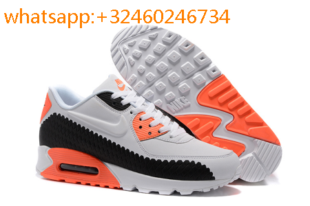 air max 90 orange fluo