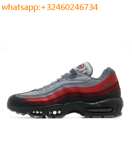 air max 95 gris rouge