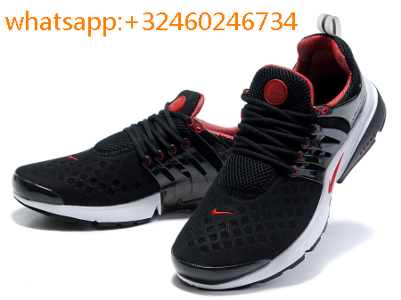 nike presto noir et rouge