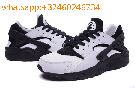 huarache blanche noir