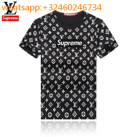 T shirt supreme on sale louis vuitton noir
