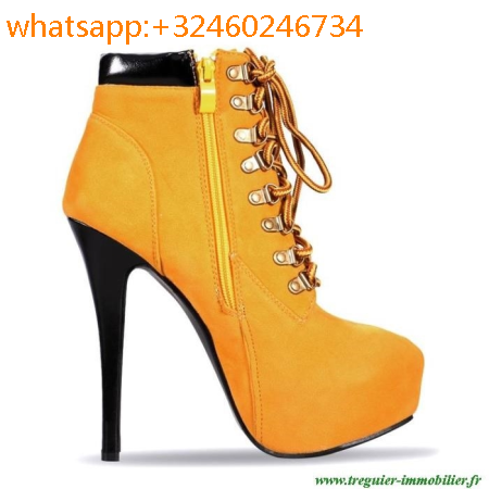timberland femme talon noir