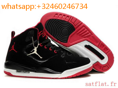jordan black red